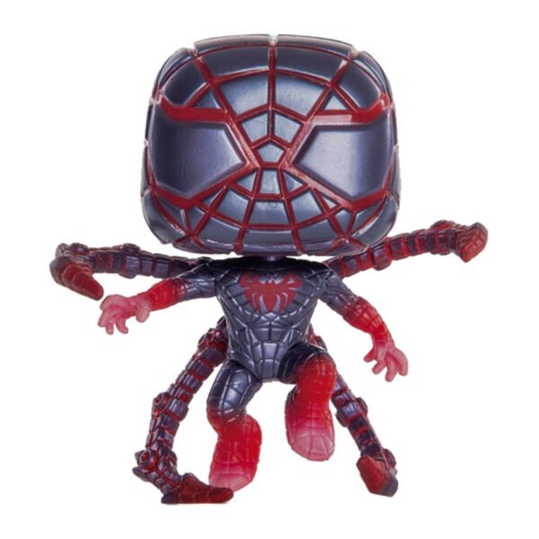 Boneco Miles Morales (Programmable Matter Suit) - Spider Man Miles Morales - FunkoPOP! 840