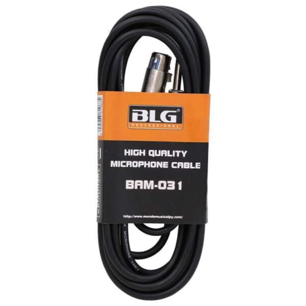 Cabo para Microfone XLR a P10 BLG BAN-031 - 10M