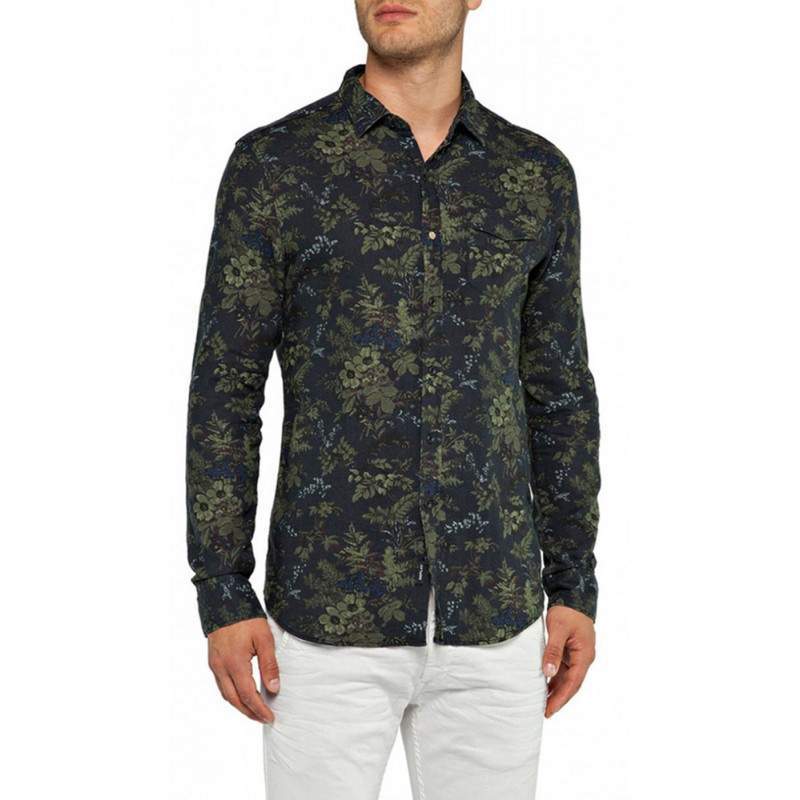 camisa replay masculina