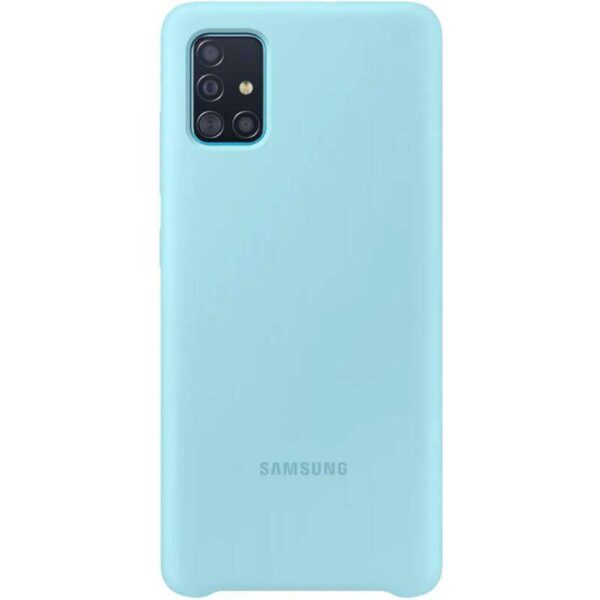 Capa Samsung Galaxy A51 Silicone Cover EF-PA515TLEGWW Azul