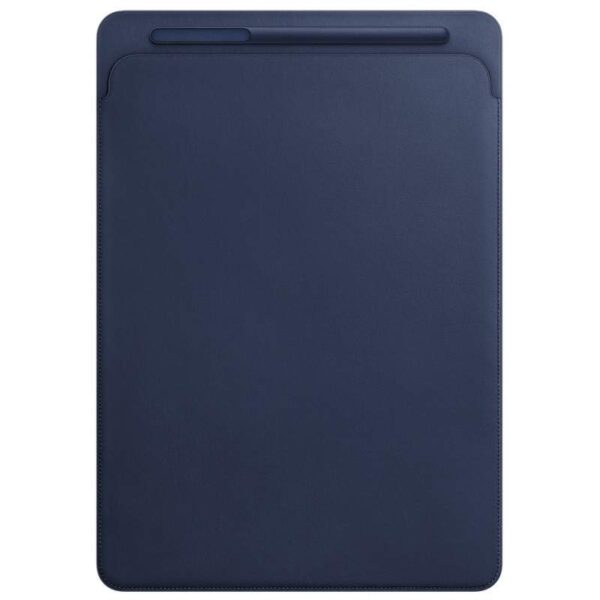 Case de Couro para iPad Pro 12.9 MQ0T2ZM Leather Sleeve Azul meia-noite