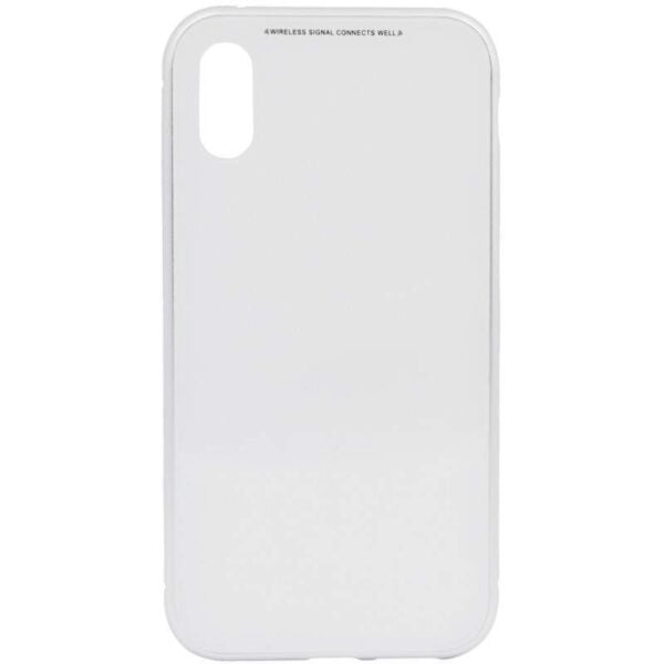 Case de Vidro para iPhone XS Max 4Life Full White