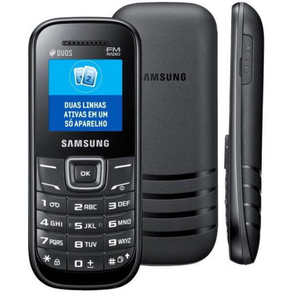 Celular Samsung E1205Y Tela de 1.52" 900/1800 Preto