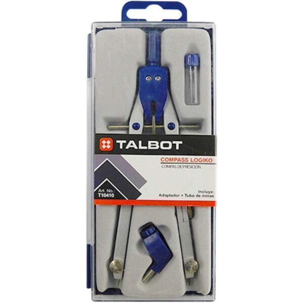 Compasso de Precisão com Adaptador Talbot T10400 - Azul