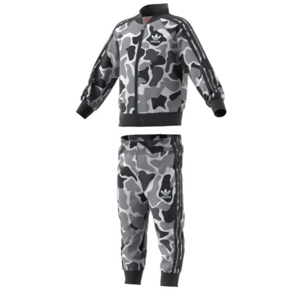 Conjunto Adidas Camo Trefoil Hoodie D96093 - Infantil Masculino