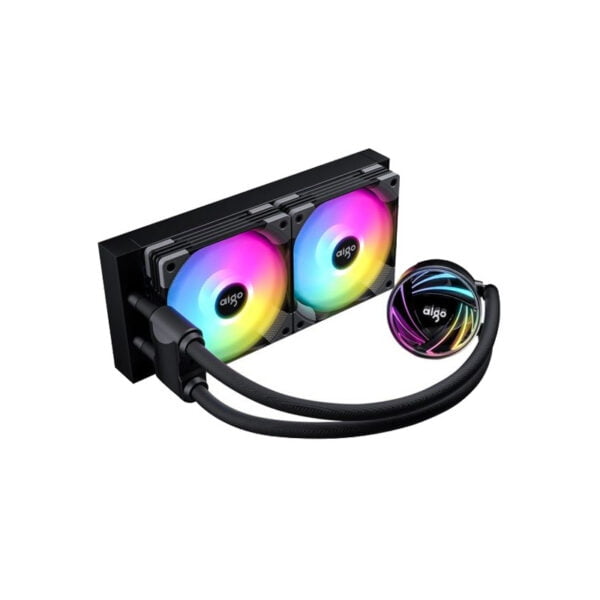 Cooler para CPU Aigo AT240 - Preto/RGB