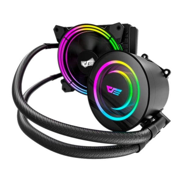 Cooler para CPU DarkFlash Symphony TR120 - Preto/RGB