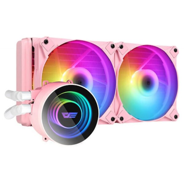 Cooler para CPU DarkFlash Twister DX-240 - ARGB Rosa