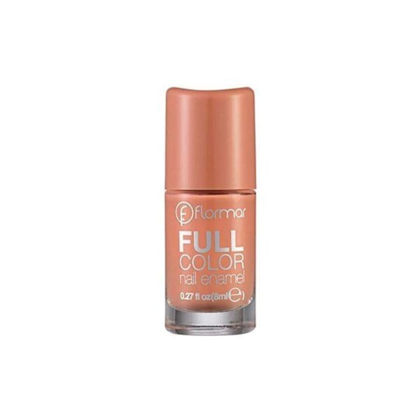 Esmalte Flormar Full Color Nail Enamel FC45 Peach Sparkler 8mL