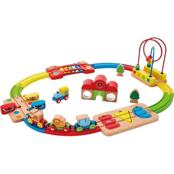 Ferroviário Arcoiris Puzzle Hape - E3826 (30 Peças)