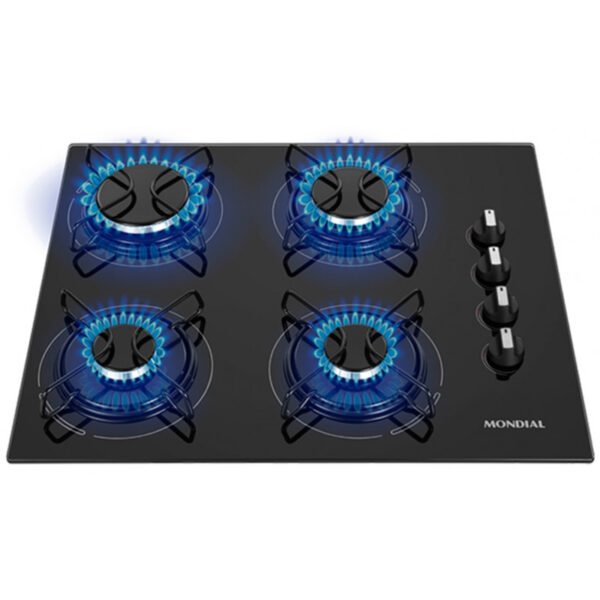 Fogão a Gás Mondial Cooktop CTG-01 4 Bocas (Bi-volt)