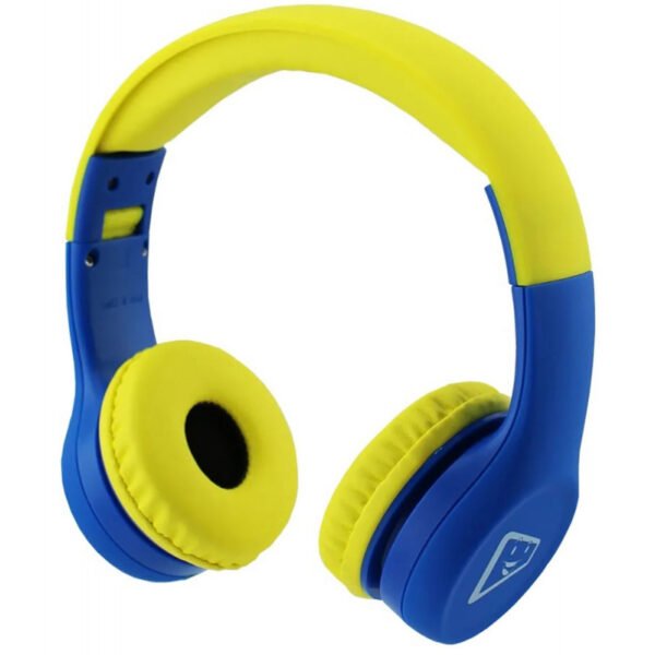 Fone ELG Kids Joy com limitador de volume - Amarelo/Azul