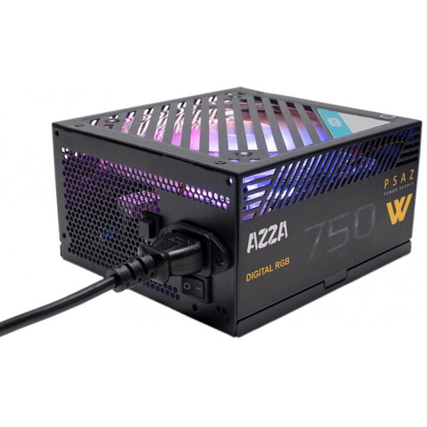 Fonte para Gabinete AZZA 750W 80 Plus Bronze PSAZ-750W (ARGB)