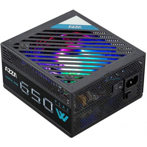 Fonte para Gabinete Azza PSAZ 650W RGB 80 Plus Bronze