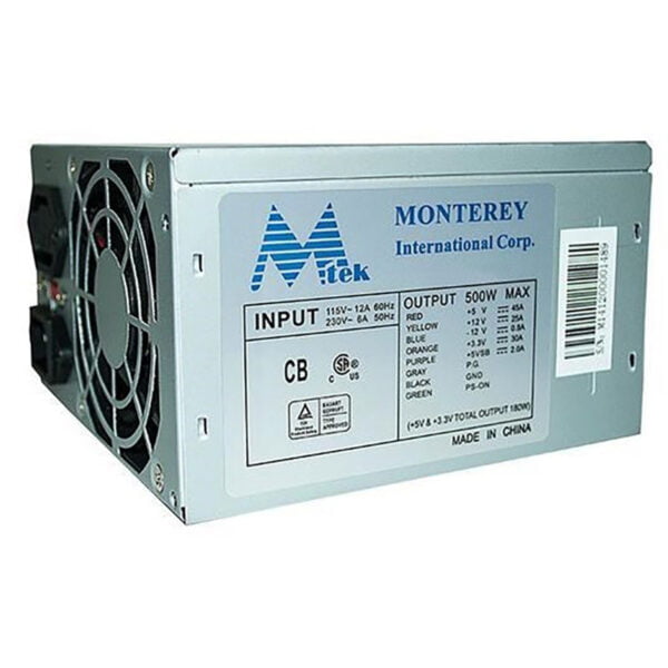 Fonte Para Gabinete Mtek Power Supply MK-500WF 500Watts