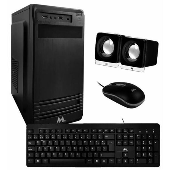 Gabinete ATX MTEK D2015B Kit Barebone Teclado