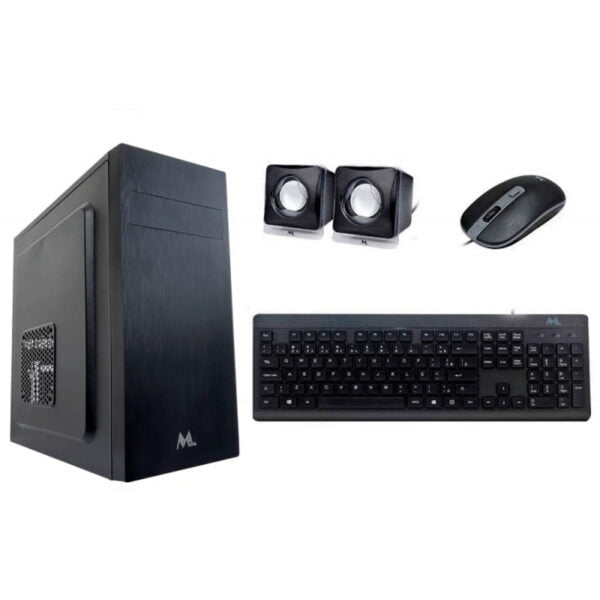 Gabinete ATX MTEK D5520B Kit Barebone Teclado