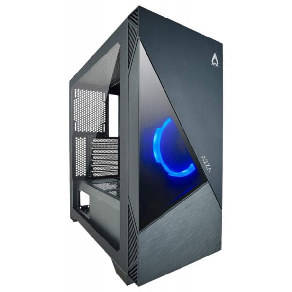 Gabinete Gaming Azza Eclipse 440 Lateral de Vidro (Sem Fonte) Preto