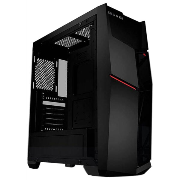 Gabinete Gaming Azza Golem 221G Lateral de Vidro (Sem Fonte) Preto