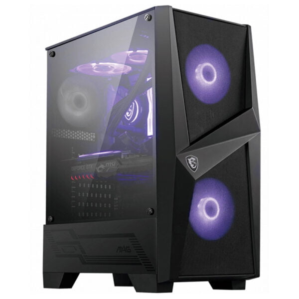 Gabinete Gaming MSI MAG Forge 100R ARGB (Sem Fonte) Preto