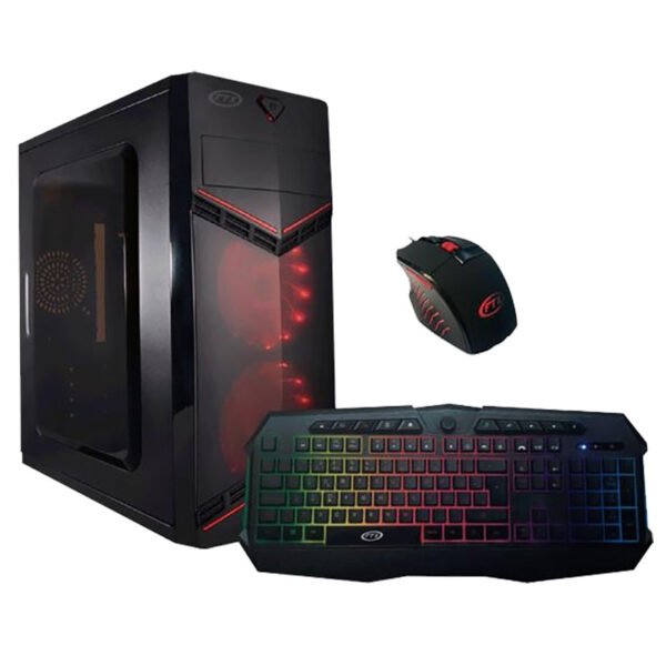 Gabinete Kit FTX3130 600w + Mouse Gaming + Teclado Gaming Espanhol