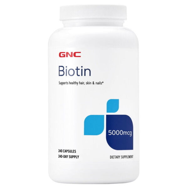 GNC Biotin 5000MCG (240 Cápsulas)