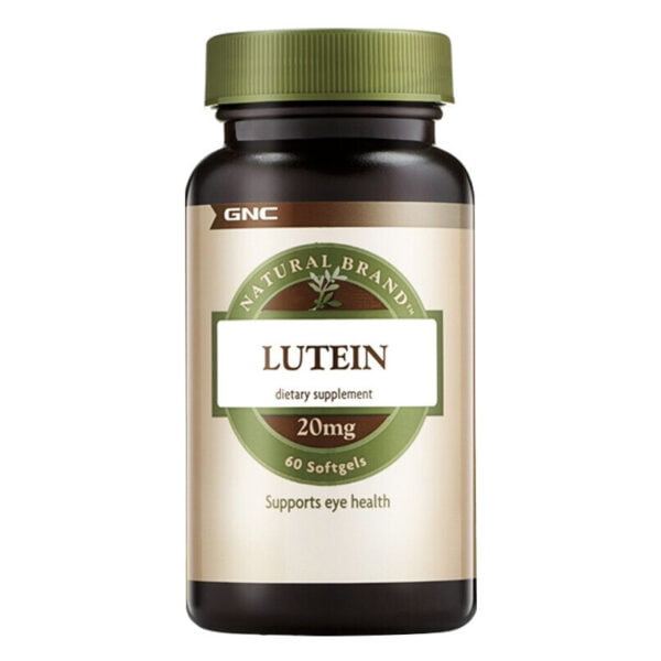 GNC Natural Brand Lutein 20MG (60 Cápsulas em Gel)