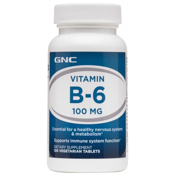 GNC Vitamin B-6 100MG (100 Tabletas)