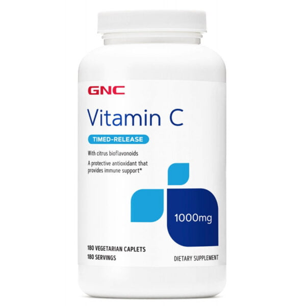 GNC Vitamina C 1000MG (180 Cápsulas)