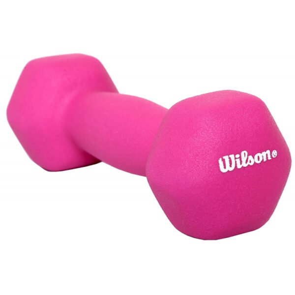 Halteres Wilson de Neoprene MN0003 1.36KG/3LB Fucsia ( 1 Peça)