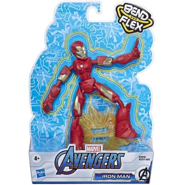 Iron Man Avengers Hasbro Bend and Flex - E7870