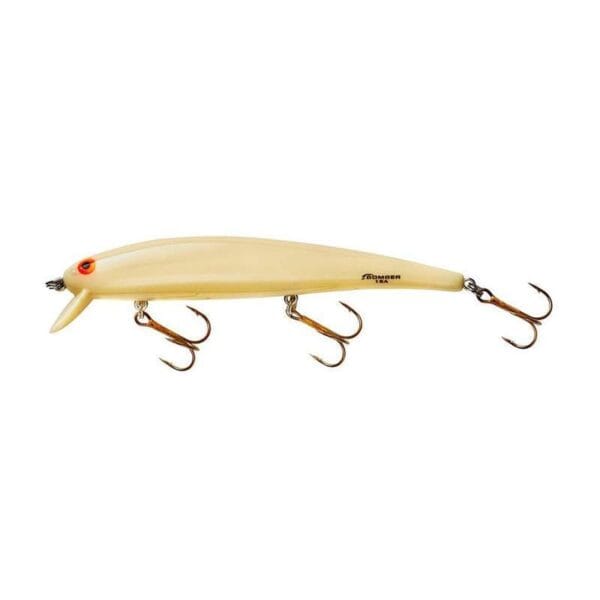 Isca Bomber Lures B15ABON-1 Long A - Bone Red Eye