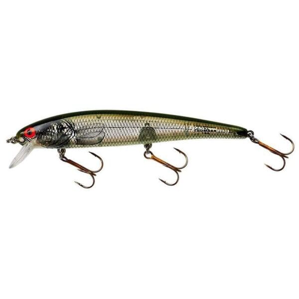 Isca Bomber Lures B15AXSIG Long A - Silver Flash Green Back/White Belly