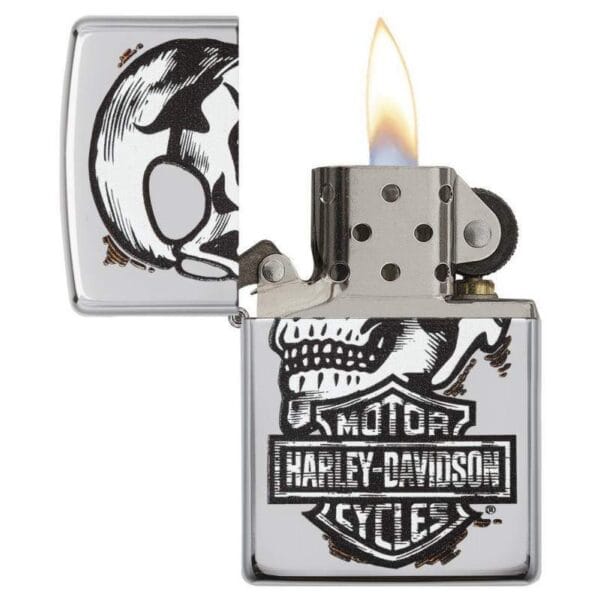 Isqueiro Zippo Harley Davidson Skull 29281