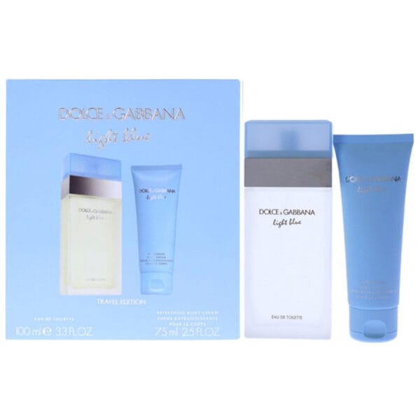 Kit Perfume Dolce & Gabbana Light Blue EDT 100mL + Body 75mL - Feminino