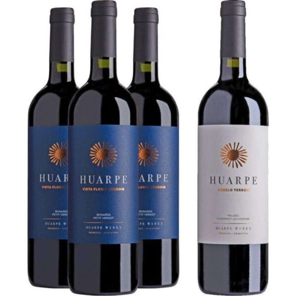 Kit Vinho Huarpe Vista Flores Terroir 2014 + Agrelo Terroir 2014 (4 Garrafas)