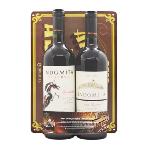 Kit Vinho Indomita Reserva Caménère 2020 + Indomita Gran Reserva Caménère 2019