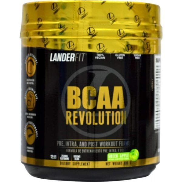 Landerfit BCAA Revolution Green Apple - 405g