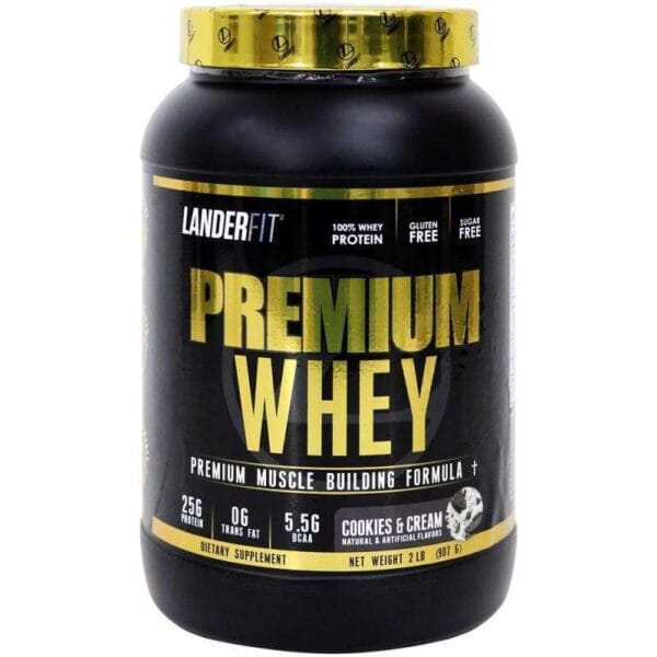 Landerfit Premium Whey Cookie & Cream (907g)