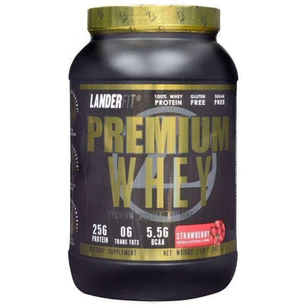 Landerfit Premium Whey Strawberry (907g)