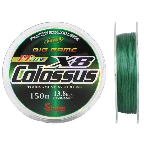 Linha Multifilamento Snake Colossus 8X 0.23mm 13.8kgs 150m