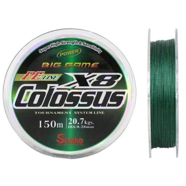 Linha Multifilamento Snake Colossus 8X 0.28mm 20.7kgs 150m