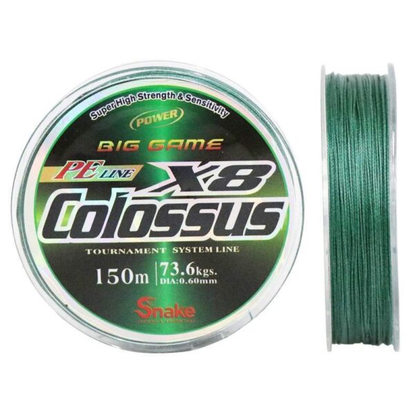 Linha Multifilamento Snake Colossus 8X 0.60mm 73.6kgs 150m