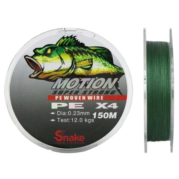 Linha Multifilamento Snake Motion 4X 0.23mm 12kgs 150m