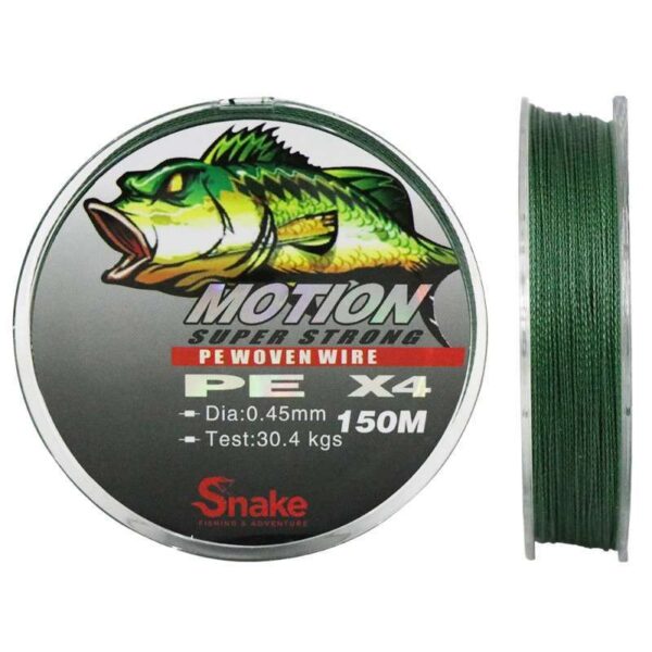 Linha Multifilamento Snake Motion 4X 0.45mm 30.4kgs 150m