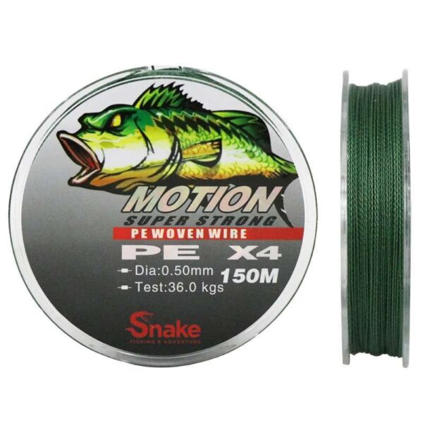 Linha Multifilamento Snake Motion 4X 0.50mm 36kgs 150m