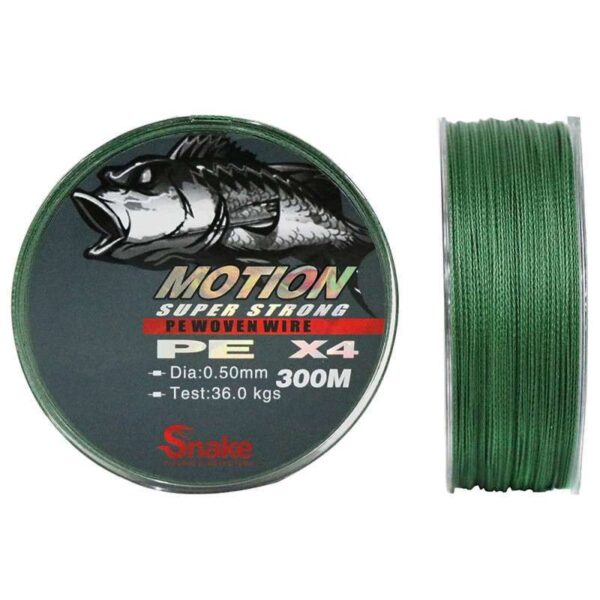 Linha Multifilamento Snake Motion 4X 0.50mm 36kgs 300m