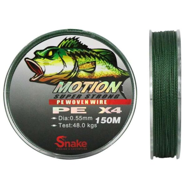 Linha Multifilamento Snake Motion 4X 0.55mm 48kgs 150m