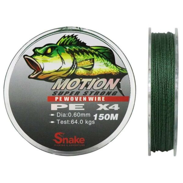 Linha Multifilamento Snake Motion 4X 0.60mm 64kgs 150m