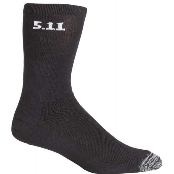 Meias 5.11 Tactical 6" Sock 50078-019 Preto (3 Pares)